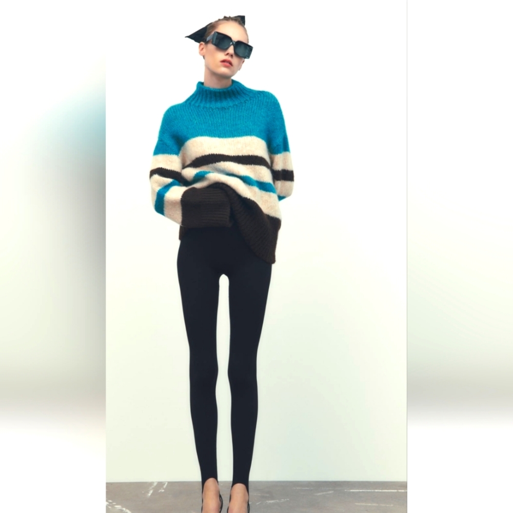 Zara Striped Knit Sweater